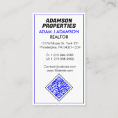 Commercieel vastgoed - Professioneel vastgoed Visitekaartje (Achterkant)