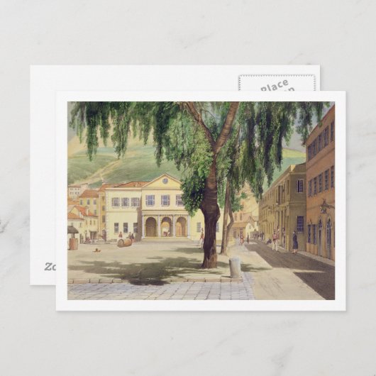 Commercieel vierkant, handelsbibliotheek en briefkaart (Voorkant / Achterkant)