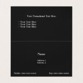 Commercieel Visitekaartje (Binnenkant ongevouwen)