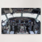 Commercieel Vliegtuig Cockpit Interior Legpuzzel (Horizontaal)
