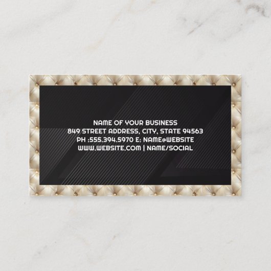 commercieel vliegtuig | getuft luxe kussen visitekaartje (Achterkant)