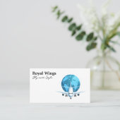 Commercieel Vliegtuig | Globaal Netwerk Visitekaartje (Staand voorkant)