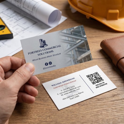Commerciële Aannemers | Iron Gray Visitekaartje