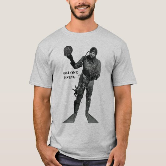 commerciële Abalone-duiker T-shirt (Voorkant)