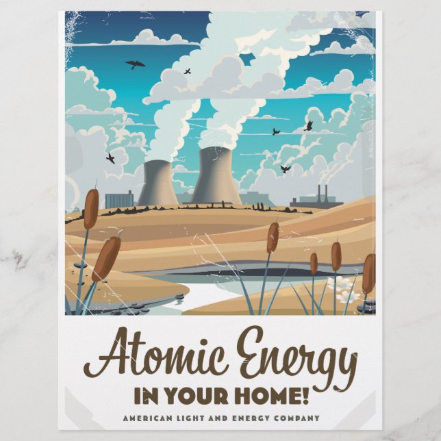 Commerciële atoomenergie  briefhoofd (Voorkant)