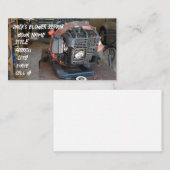 Commerciële bladblazer reparatie visitekaartje (Voorkant / Achterkant)