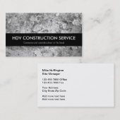Commerciële bouw visitekaartje (Voorkant / Achterkant)