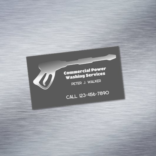 Commerciële Druk Wassen Premium Magnetisch Visitekaartje (Voorbeeld)