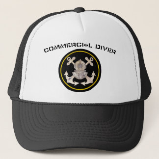 Commerciële duikershandel en snijbiet trucker pet