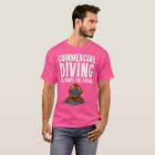 Commerciële duikvlucht t-shirt (Voorkant volledig)