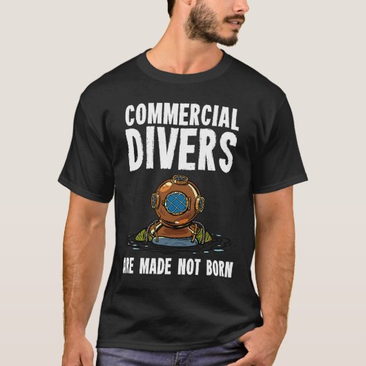 Commerciële duikvlucht t-shirt (Voorkant)