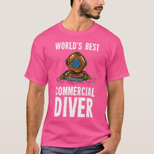 Commerciële duikvlucht t-shirt (Voorkant)