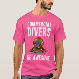Commerciële duikvlucht t-shirt