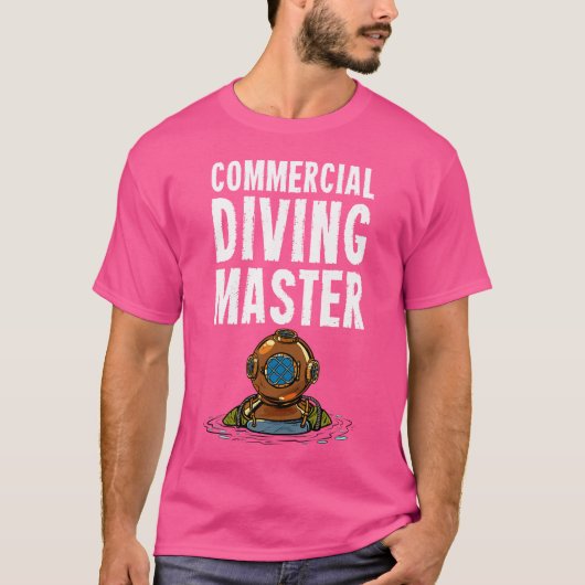 Commerciële duikvlucht t-shirt (Voorkant)