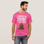 Commerciële duikvlucht t-shirt (Voorkant volledig)