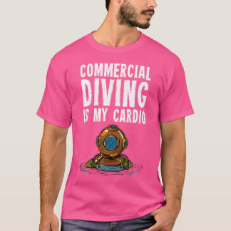 Commerciële duikvlucht t-shirt