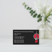 Commerciële en huishoudelijke verf visitekaartje (Staand voorkant)