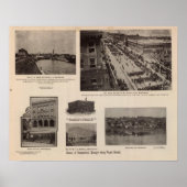 Commerciële energie langs Puget Sound Poster (Voorkant)