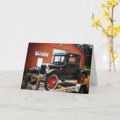 "COMMERCIËLE EXPOSITIES Model-T" Wenskaart Kaart (Gele Bloem)