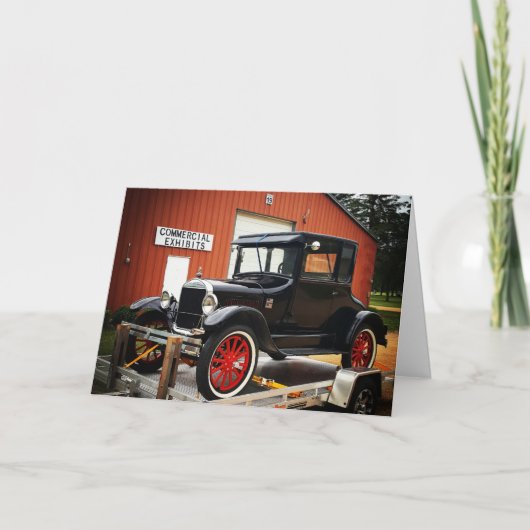 "COMMERCIËLE EXPOSITIES Model-T" Wenskaart Kaart (Voorkant)
