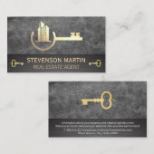 Commerciële gebouwen | Sleutels Gouden Visitekaartje (Voorkant / Achterkant)