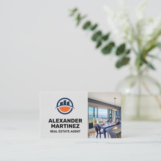 Commerciële gebouwen | Uitzicht op balkon  Visitekaartje (Staand voorkant)