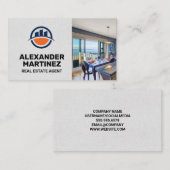 Commerciële gebouwen | Uitzicht op balkon Visitekaartje (Voorkant / Achterkant)