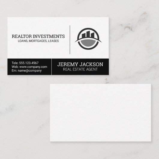 Commerciële gebouwen | Vastgoed Visitekaartje (Voorkant / Achterkant)