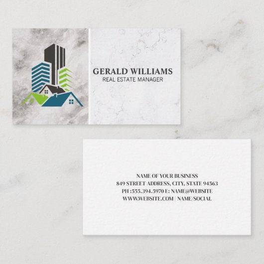 Commerciële gebouwen | Woningen Afsprakenkaartje (Voorkant / Achterkant)