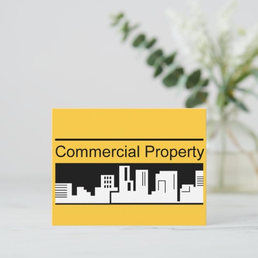 Commerciële goederen briefkaart (Staand voorkant)