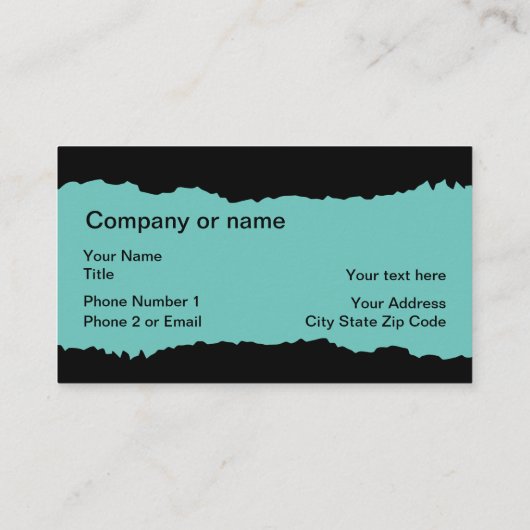 Commerciële graafwerkzaamheden visitekaartje (Achterkant)