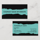 Commerciële graafwerkzaamheden visitekaartje (Voorkant / Achterkant)