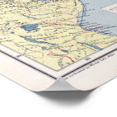 Commerciële handelsroutes | Zuid-Azië Poster (Hoek)