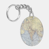 Commerciële handelsroutes | Zuid-Azië Sleutelhanger (Voorkant Links)