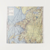 Commerciële handelsroutes | Zuid-Azië Wandkleed (Voorkant (horizontaal))