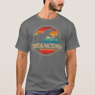Commerciële Hvac Technicier Dinosaur T-shirt