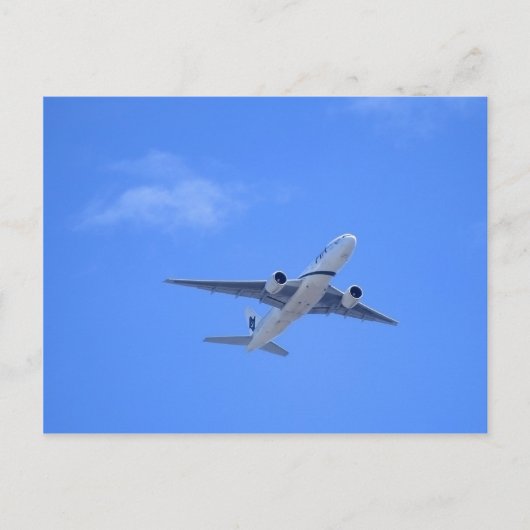 Commerciële luchtvaartmaatschappij briefkaart (Voorkant)