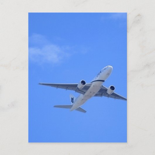 Commerciële luchtvaartmaatschappij briefkaart (Voorkant)