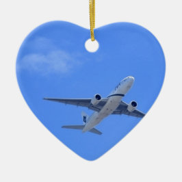 Commerciële luchtvaartmaatschappij keramisch ornament