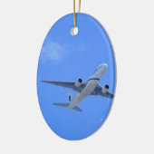 Commerciële luchtvaartmaatschappij keramisch ornament (Links)