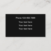 Commerciële of residentiële vloeren visitekaartje (Achterkant)