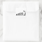 Commerciële piloot vierkante sticker (Tas)