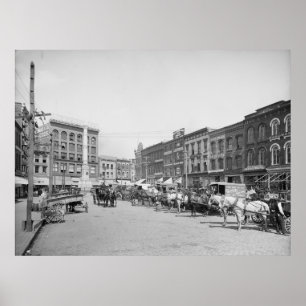 Commerciële plaats poster