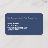 Commerciële reiniger visitekaartje (Achterkant)