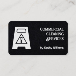 Commerciële reiniger visitekaartje