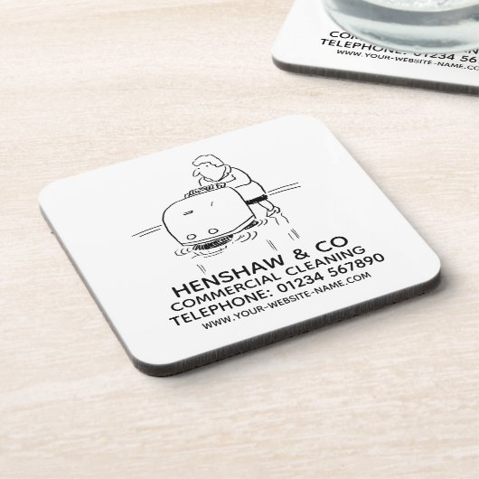 Commerciële reiniging bier onderzetter (Linkerzijde)