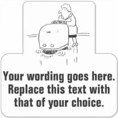 Commerciële reiniging en reiniging sticker (Voorkant)