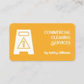 Commerciële reiniging visitekaartje (Voorkant)