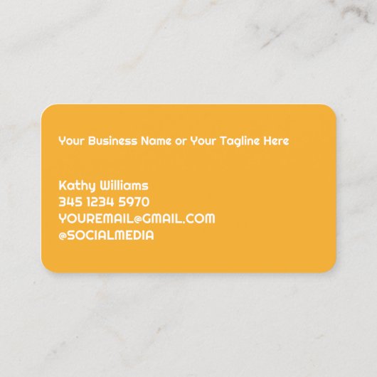 Commerciële reiniging visitekaartje (Achterkant)