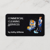 Commerciële reinigingspremie visitekaartje (Voorkant)